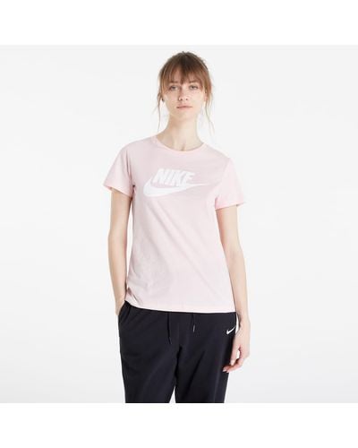 Nike Nsw essential icon futur short sleeve tee atmosphere/ white - Weiß