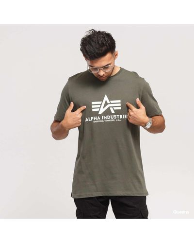 Online off up Sale Lyst T-shirts Men | to for Alpha Industries | 70%