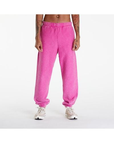 PATTA Classic Washed jogging Pants Fuchsia Red - Pink