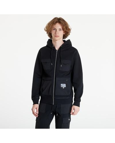 Converse PATCH POCKET PUFFER JACKET Black - Free Delivery with   ! - Clothing Duffel coats Men £ 98.99