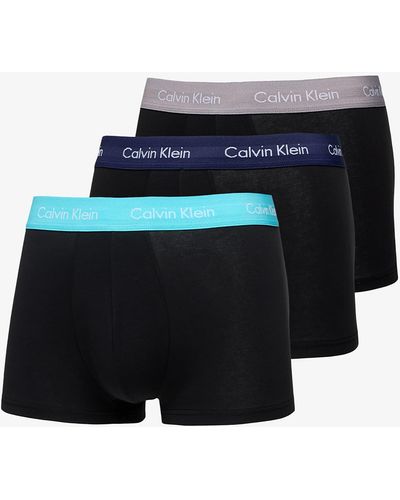 Calvin Klein Cotton Stretch Low Rise Trunk 3-pack - Black