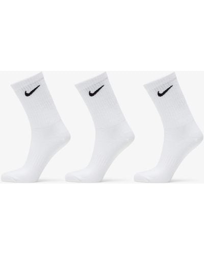 Nike Everyday lightweight crew socks 3-pack white/ black - Weiß