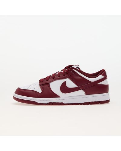 Nike Dunk low retro team red/team red-white - Rot