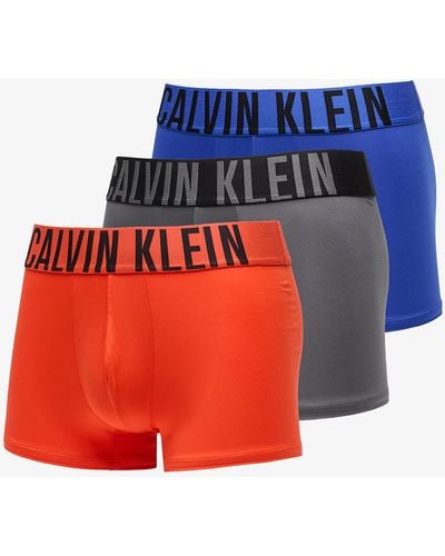 Calvin Klein Microfiber Shorty Boxer 3-pack - Red