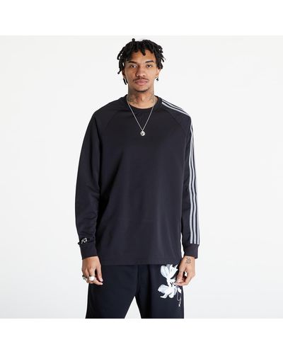 Y-3 3-stripes Longsleeve Tee Unisex / Owhite - Blue