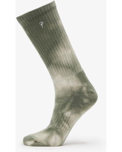 PATTA Swirle sports socks 1-pack cement - Grün