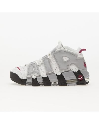 Nike W air more uptempo summit white/ rosewood-wolf grey - Mettallic