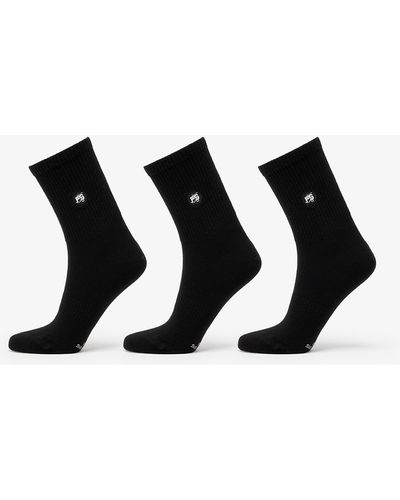 Footshop Short Socks 3-pack - Black