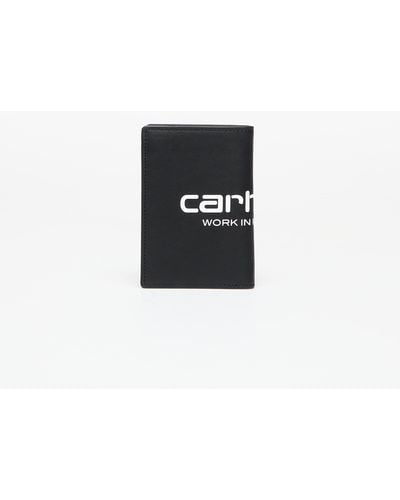 Carhartt Vegas vertical wallet black/ white - Schwarz