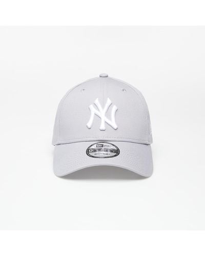 KTZ Cap 9forty Mlb League Basic New York Yankees Grey/ White - Grijs