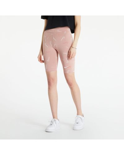 Nike Sportswear biker shorts pink