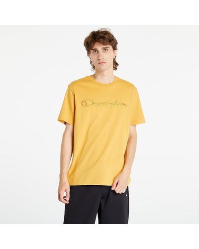Champion Crewneck T-Shirt - Yellow