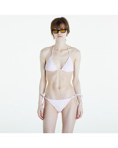 Daily Paper Reya Monogram Bikini Top Ice - Natural