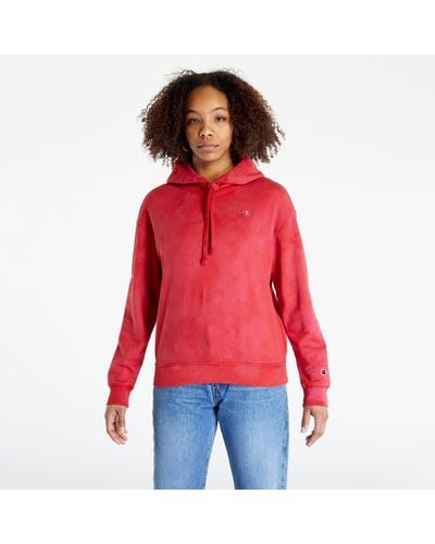 Champion Hooded sweatshirt - Rot