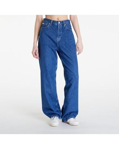 Calvin Klein Jeans High Rise Relaxed Jeans - Blue