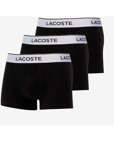 Lacoste Underwear trunk 3-pack - Schwarz