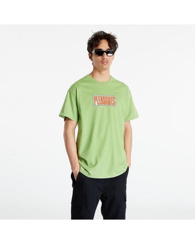 Pleasures Thirsty t-shirt kiwi - Verde