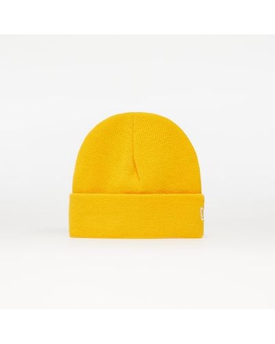 KTZ Color Pop Cuff Beanie Hat - Yellow