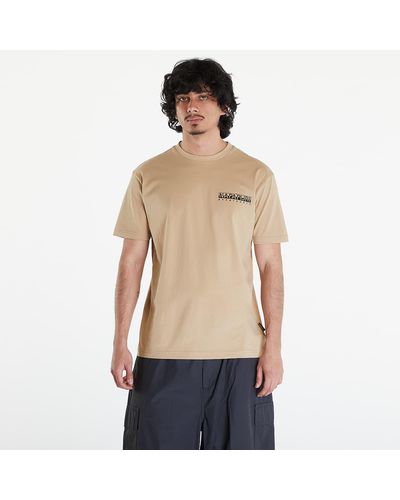 Napapijri Kotcho Short Sleeve T-shirt - Natural