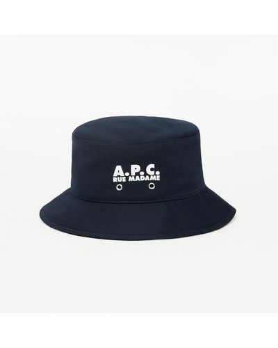 A.P.C. Bob alex bucket dark navy - Blau
