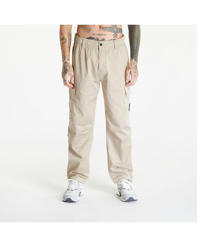 Calvin Klein Jeans Essential Regular Cargo Pants Plaza Taupe - Natural