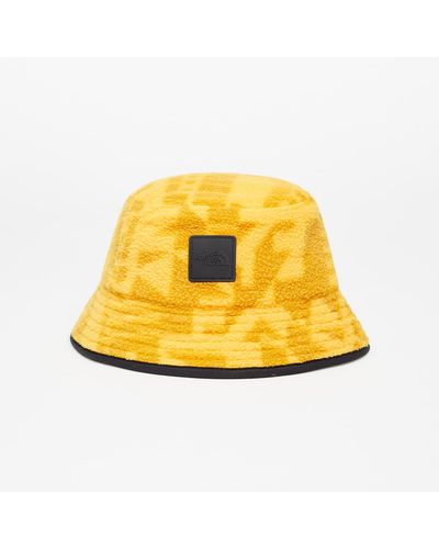 The North Face Fleeski Street Bucket Hat Summit Gold Irregular Geometry Print - Yellow