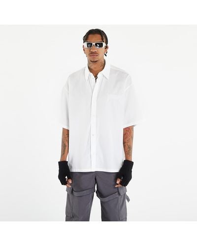 Ambush Logo Embroidery Cotton Short-Sleeve Shirt - Bianco