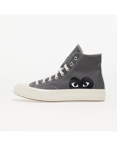 COMME DES GARÇONS PLAY Converse X Chuck 70 Hi Gray/ Black/ Egret