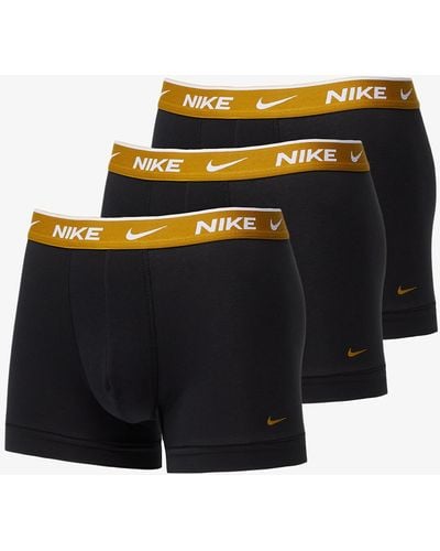 Nike Dri-fit Everyday Cotton Stretch Trunk 3-pack - Zwart