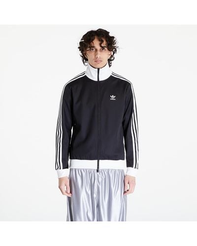Adidas beckenbauer track top black hot sale