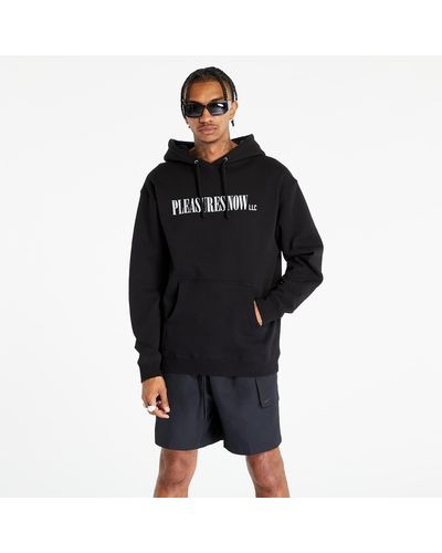 Pleasures Llc fleece hoodie black - Noir