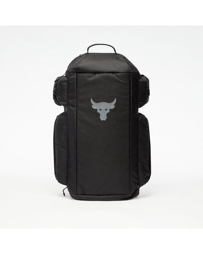 Under Armour Project Rock Duffle Backpack Black/ Black/ White