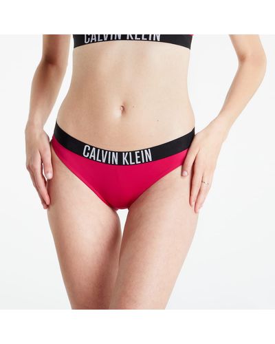 Calvin Klein Classic bikini bottom intense power - Rosso