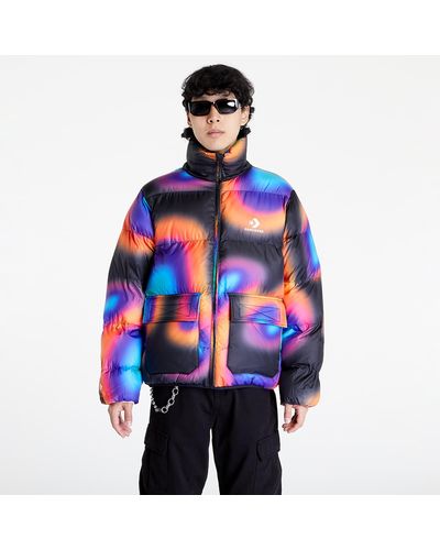 Converse Printed Puffer Jacket Thermo Heat Signature - Rosso
