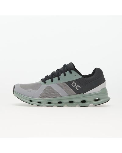On Shoes M Cloudrunner Alloy/ Moss - Green