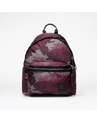 Eastpak X Maison Kitsuné Padded Backpack Merlot - Purple