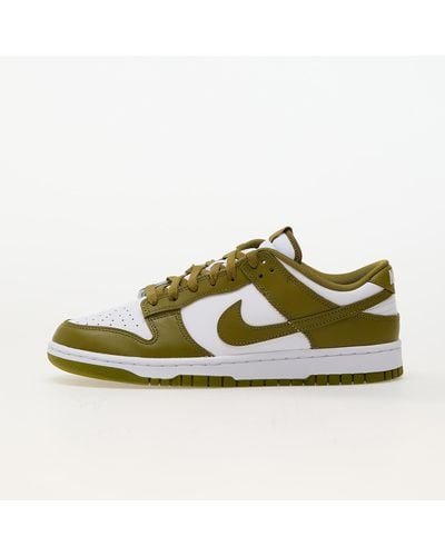 Nike Dunk low retro white/ pacific moss - Verde