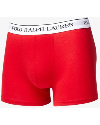 Ralph Lauren Polo Cotton Stretch Trunk 5-pack Multicolor - Red