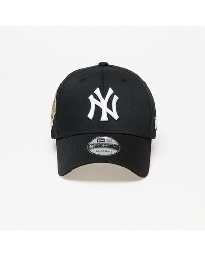 KTZ New York Yankees World Series Patch 9Forty Adjustable Cap - Black