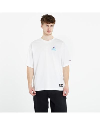 Champion X Space Invaders Crewneck T-Shirt - White