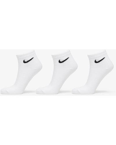 Nike Everyday lightweight ankle socks 3-pack - Bianco