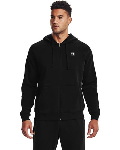 Under Armour Rival Fleece Full-zip Hoodie - Black