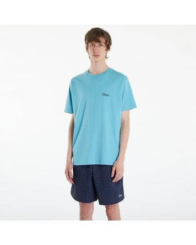 Dime Classic Small Logo T-Shirt Ocean - Blue