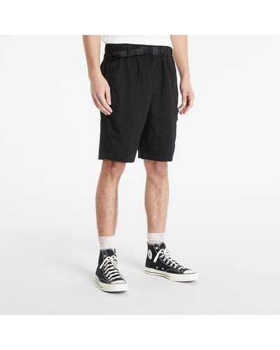 Calvin Klein Jeans linen belted shorts - Schwarz