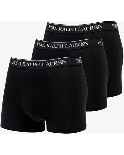 Ralph Lauren Stretch Cotton Boxer 3-Pack - Black