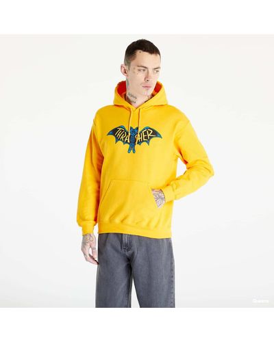 Thrasher Bat hoodie gold - Gelb