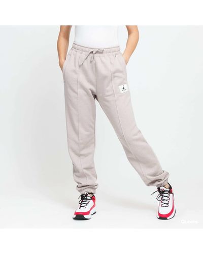 Nike Fleece pants moon particle/ htr/ thunder grey - Mehrfarbig