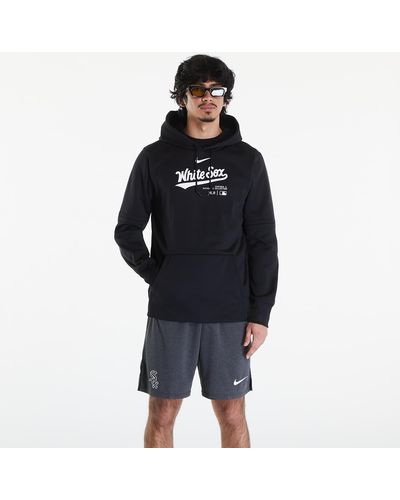 Nike Ac tf hoodie po chicago white sox black/ black - Nero