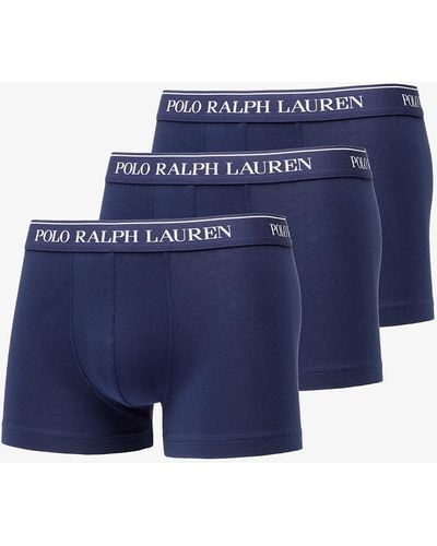 Ralph Lauren Classic 3 pack trunks navy - Blu