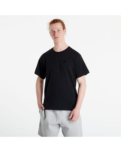 Nike Nsw knit lightweight short sleeve tee black/ black/ black - Schwarz